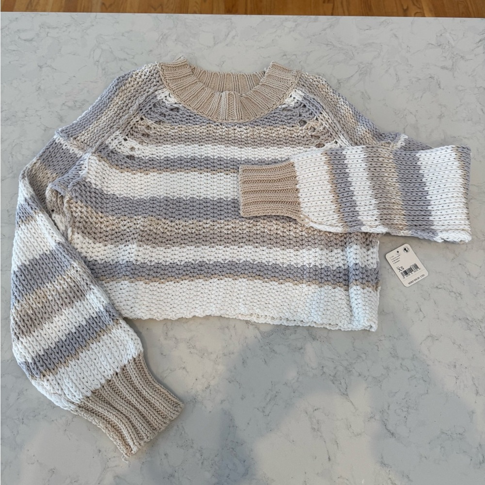 Free People cropped sweater
